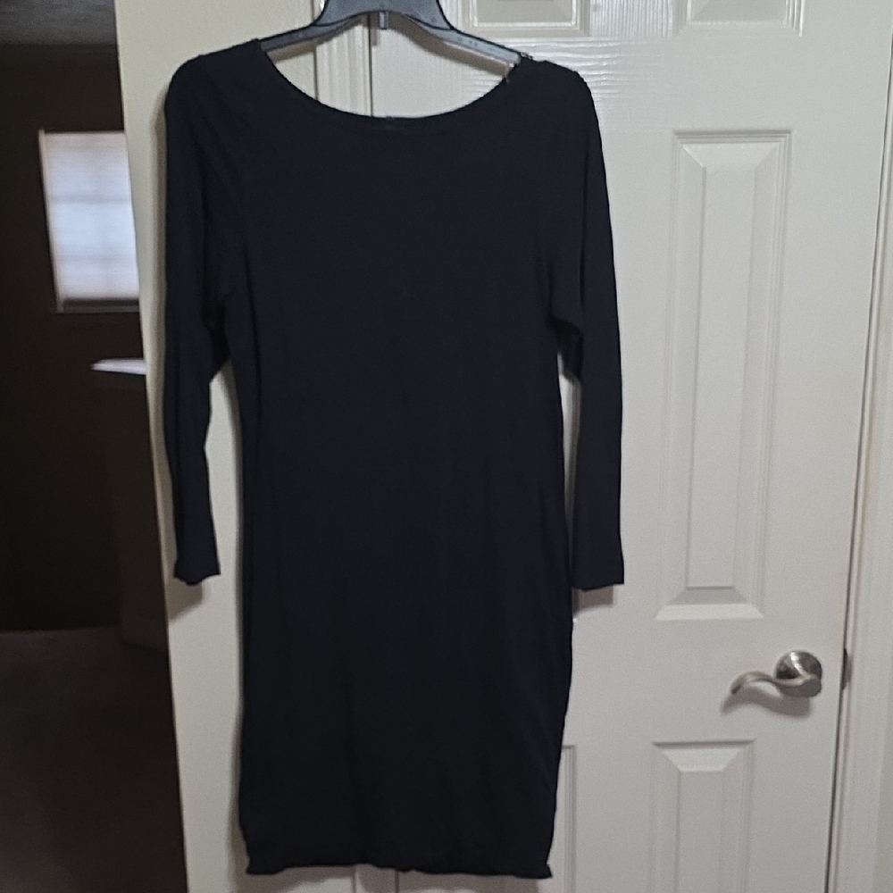 Chic Black Long Sleeve Dress